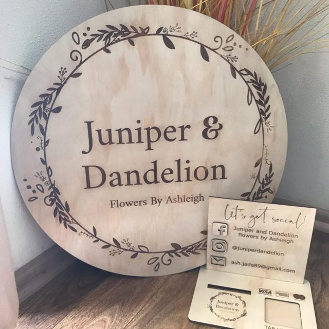 Juniper And Dandelion Flowers By Ashleigh